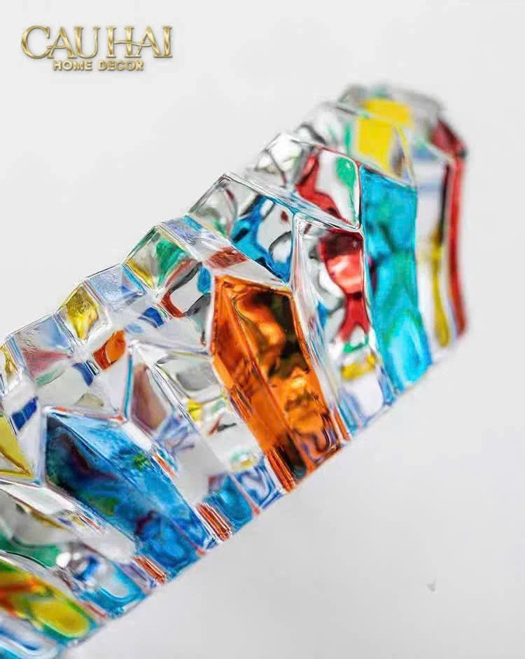 Gạt Tàn Pha Lê Cendrier Multicolor-CẬU HAI HOME DECOR