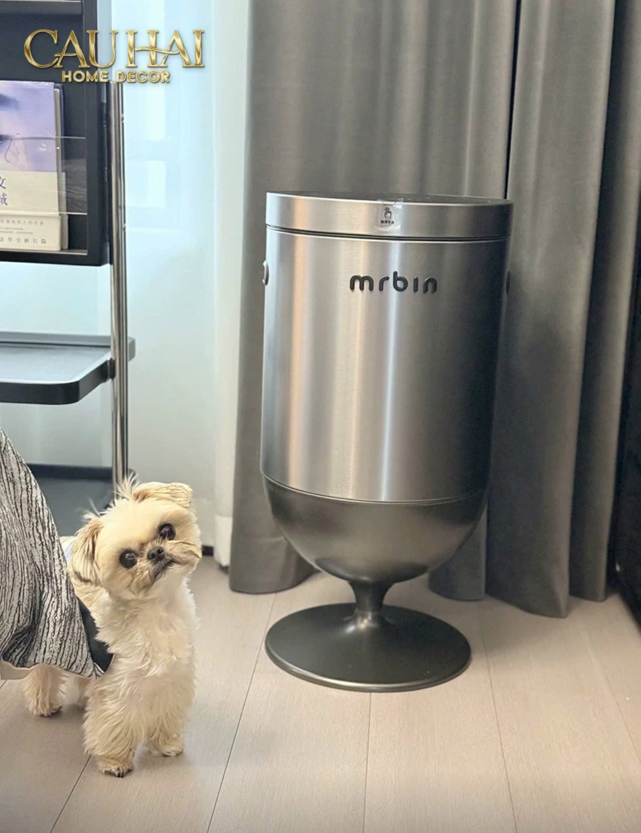 HOME COUTURE - THÙNG RÁC PREMIUM AUTOMATIC OPAL CHALICE MR BIN 20L - CẬU HAI HOME DECOR