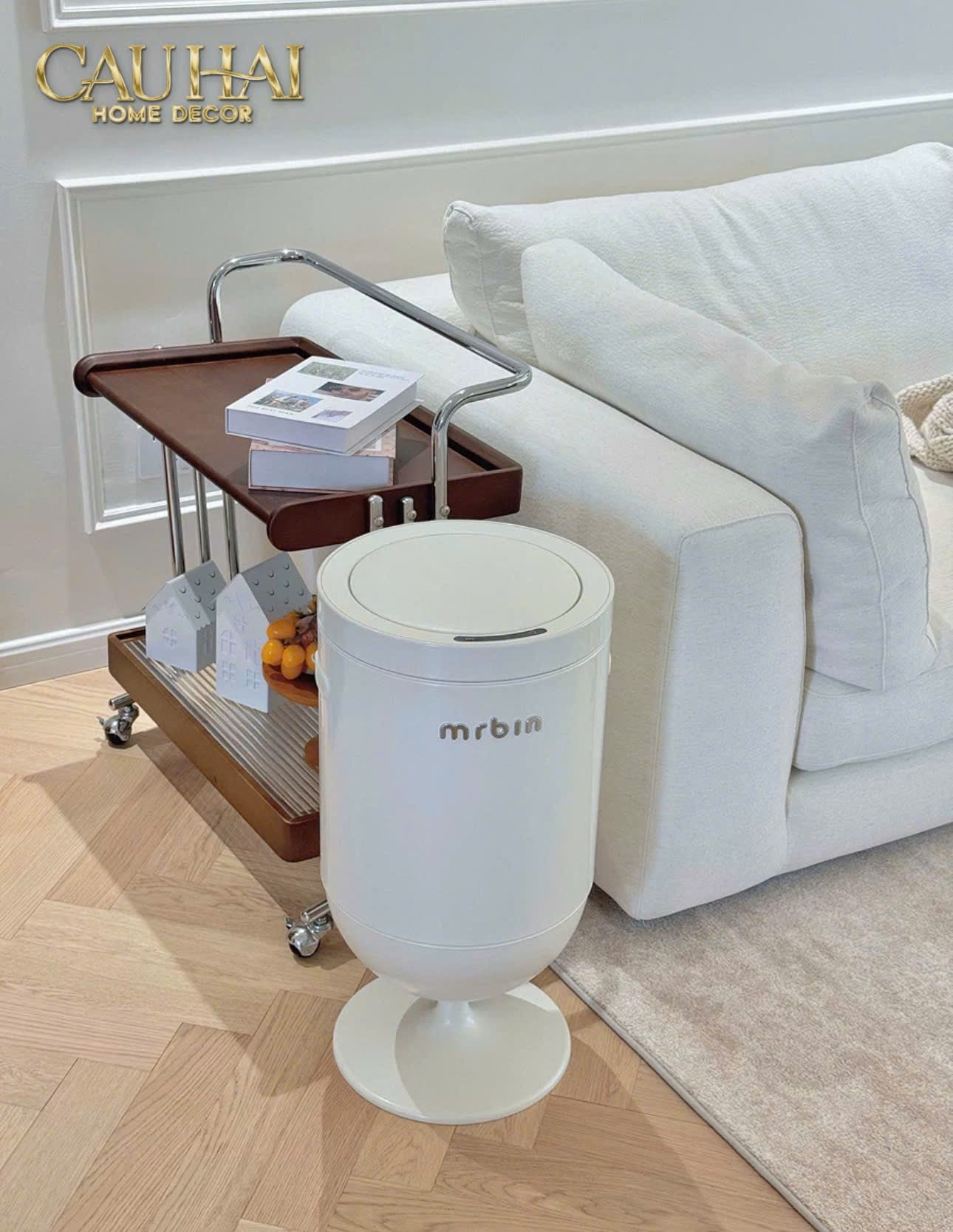 HOME COUTURE - THÙNG RÁC PREMIUM AUTOMATIC OPAL CHALICE MR BIN 20L - CẬU HAI HOME DECOR