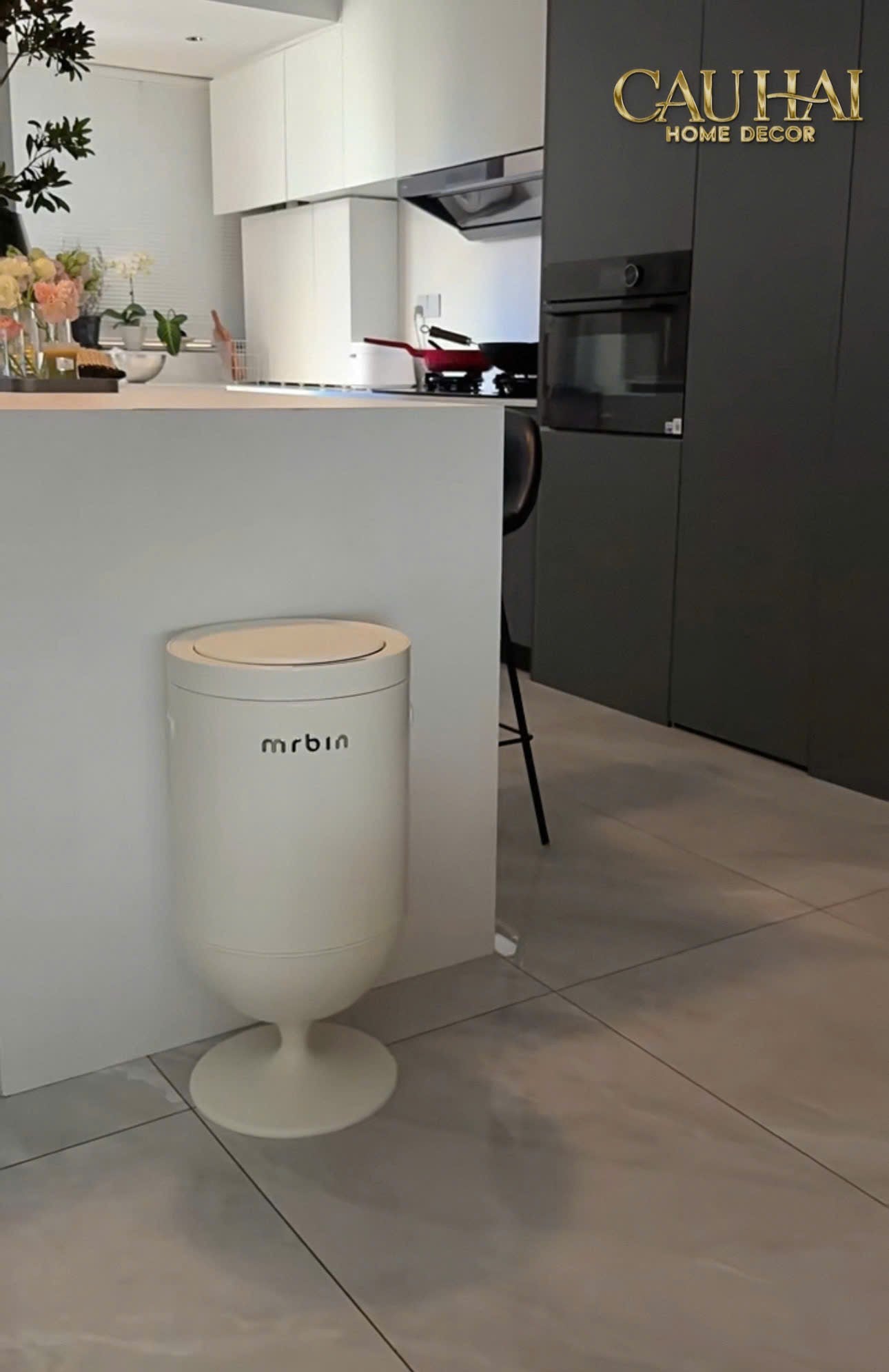 HOME COUTURE - THÙNG RÁC PREMIUM AUTOMATIC OPAL CHALICE MR BIN 20L - CẬU HAI HOME DECOR