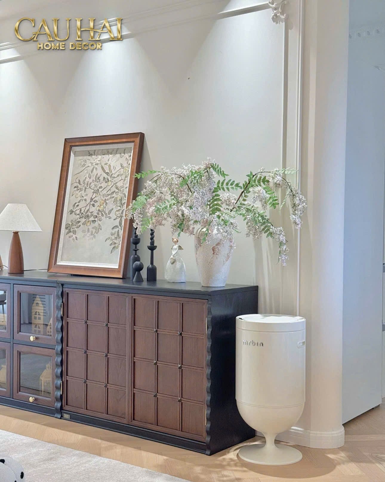 HOME COUTURE - THÙNG RÁC PREMIUM AUTOMATIC OPAL CHALICE MR BIN 20L - CẬU HAI HOME DECOR