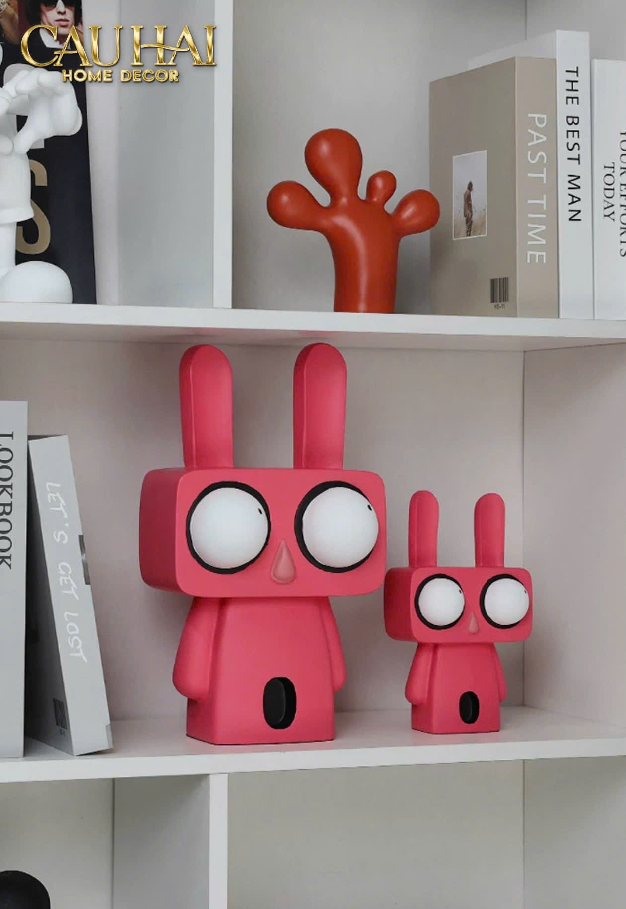 TƯỢNG THỎ ARTTOON BUBBLEGUM WOO LAPIN H33 - CẬU HAI HOME DECOR