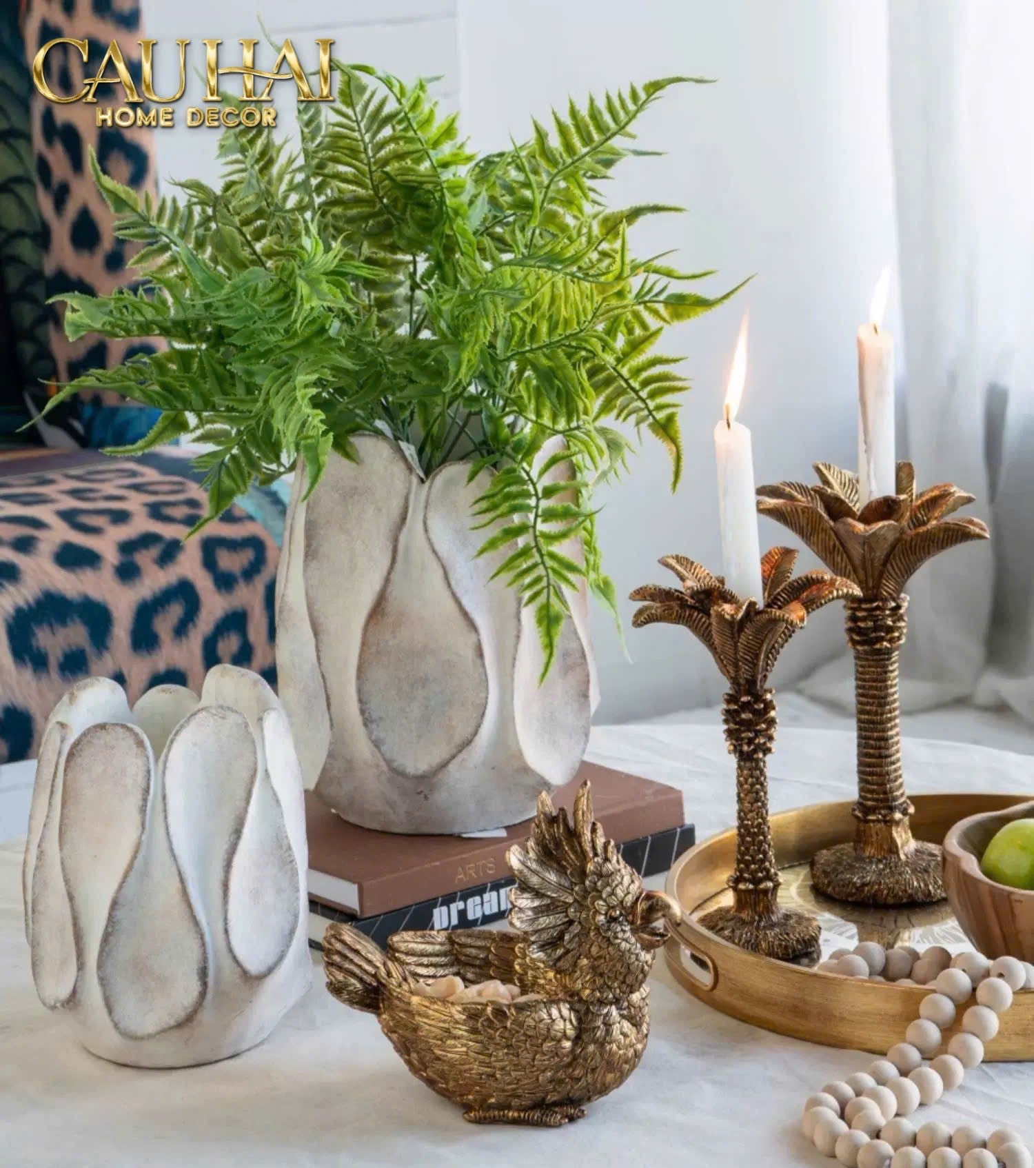 HOME COUTURE - ĐĨA TRÁI CÂY PHOENIX CHICK REGAL BOWL - CẬU HAI HOME DECOR