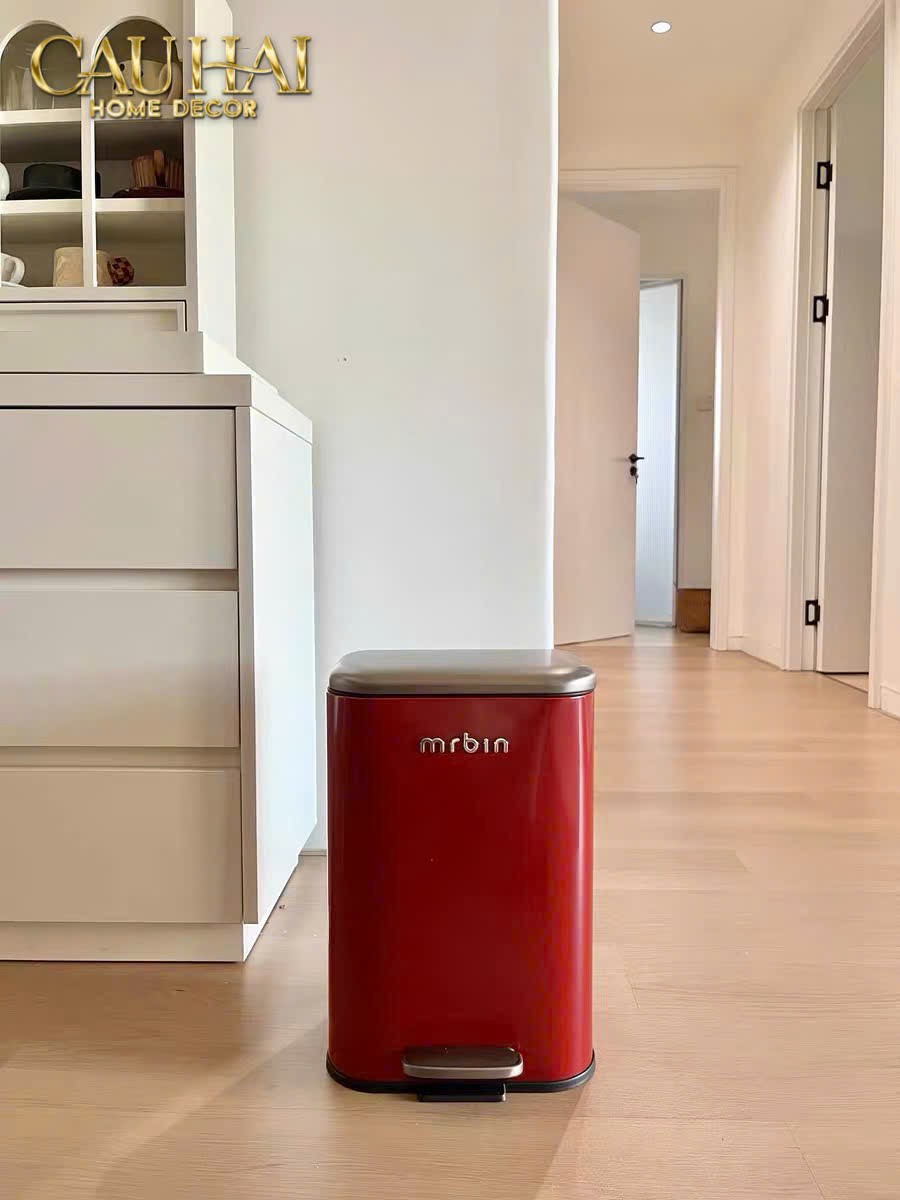 THÙNG RÁC MR BIN CRIMSON PEDAL 20L - CẬU HAI HOME DECOR