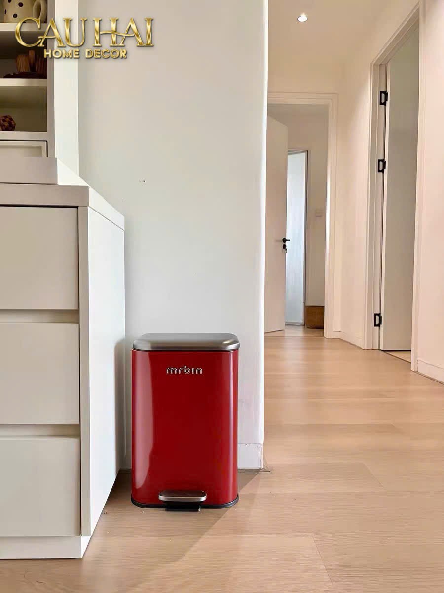 THÙNG RÁC MR BIN CRIMSON PEDAL 20L - CẬU HAI HOME DECOR