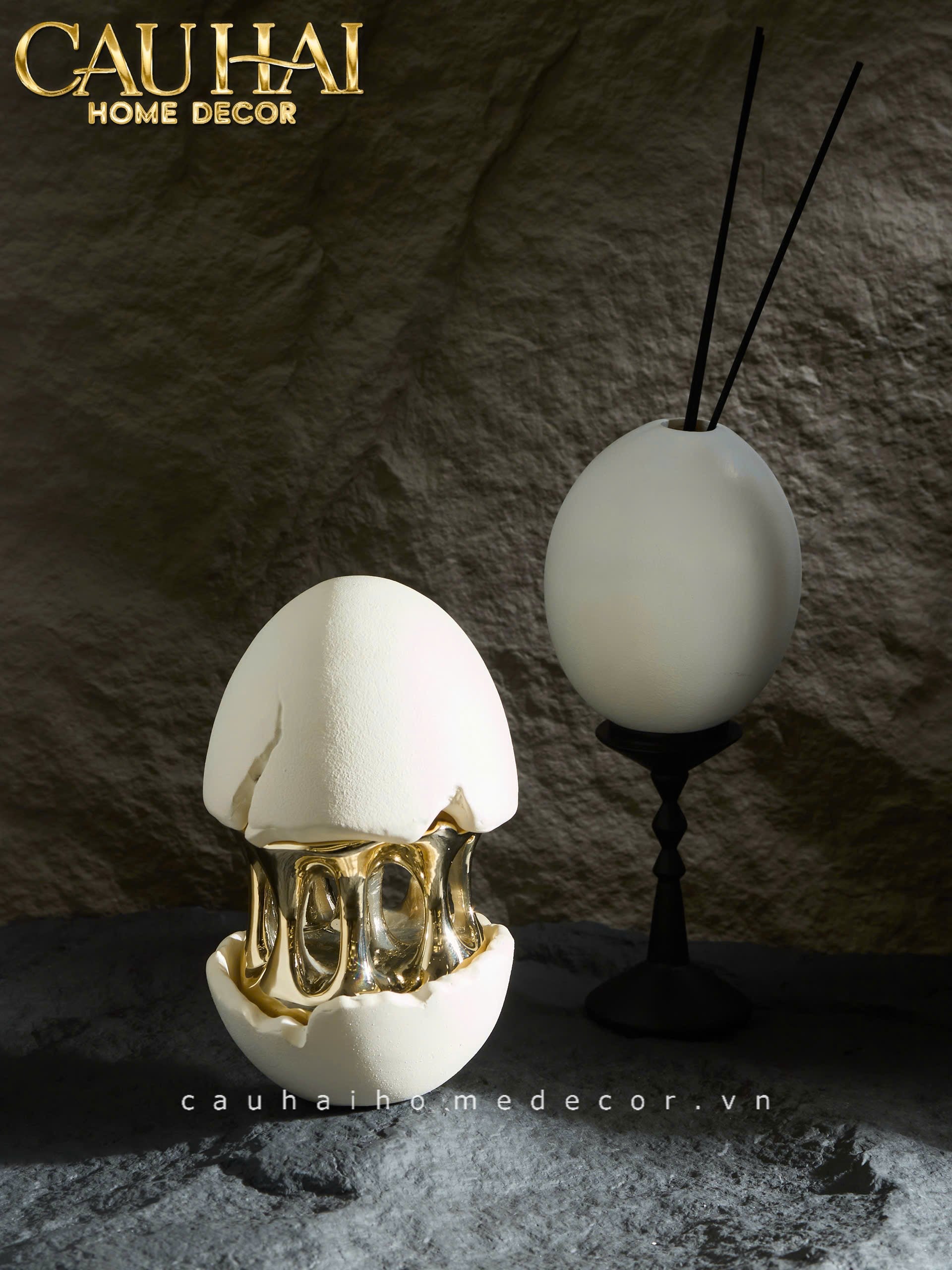 ELYSIAN FW25 - TƯỢNG HATCHING EGG-CẬU HAI HOME DECOR