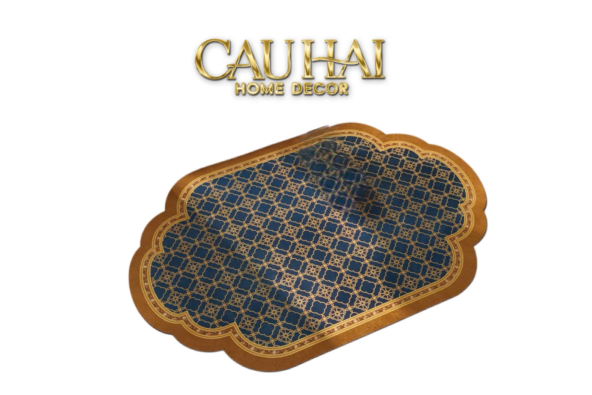 THẢM BỒN TẮM MICROFIBER 80 X 120 - MING DYNASTY LEGACY LATTICE - CẬU HAI HOME DECOR