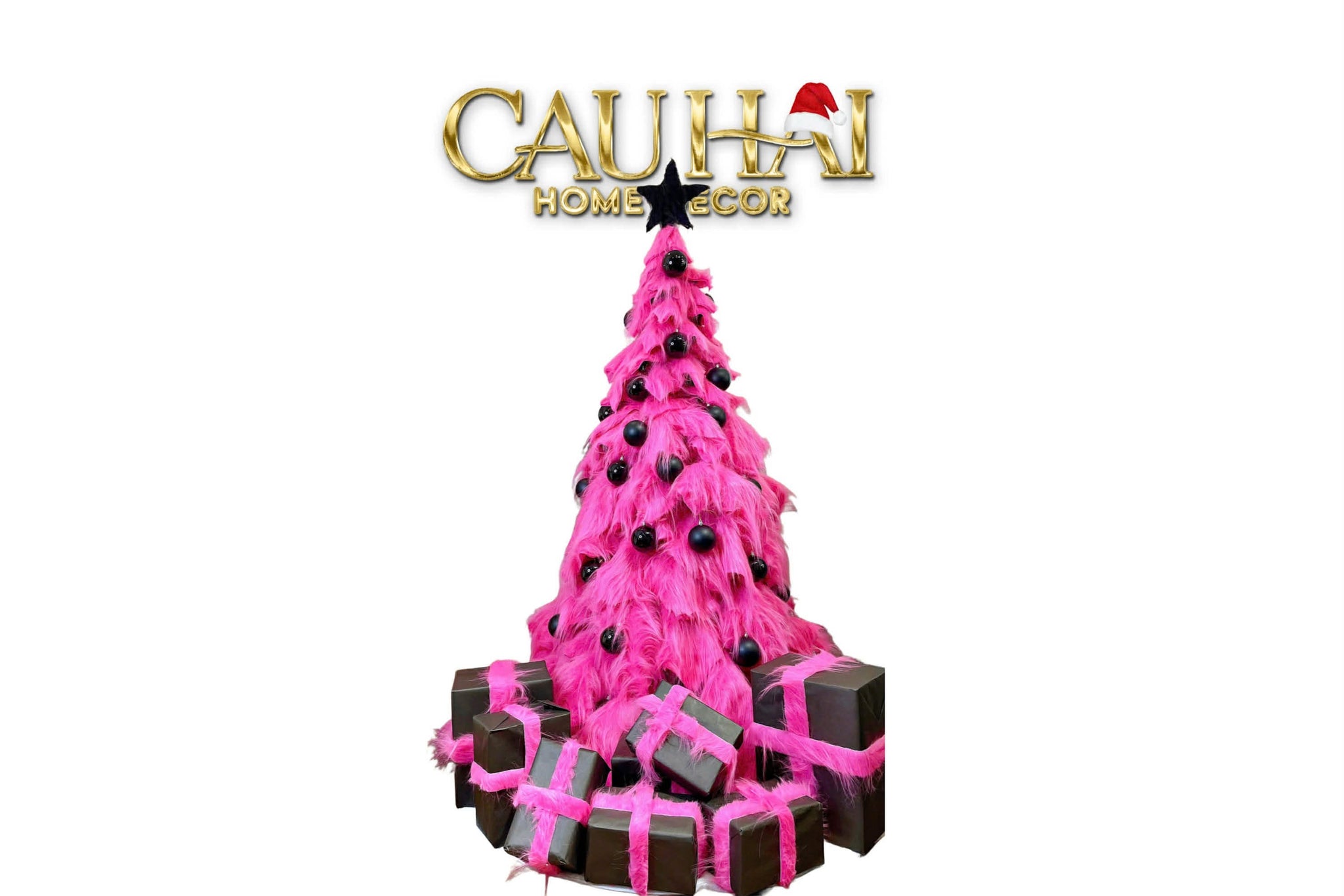FÊTES COUTURE - CÂY THÔNG GIÁNG SINH "ARBRE DE NOËL FUCHSIA COUTURE" CHRISTMAS TREE - CẬU HAI HOME DECOR
