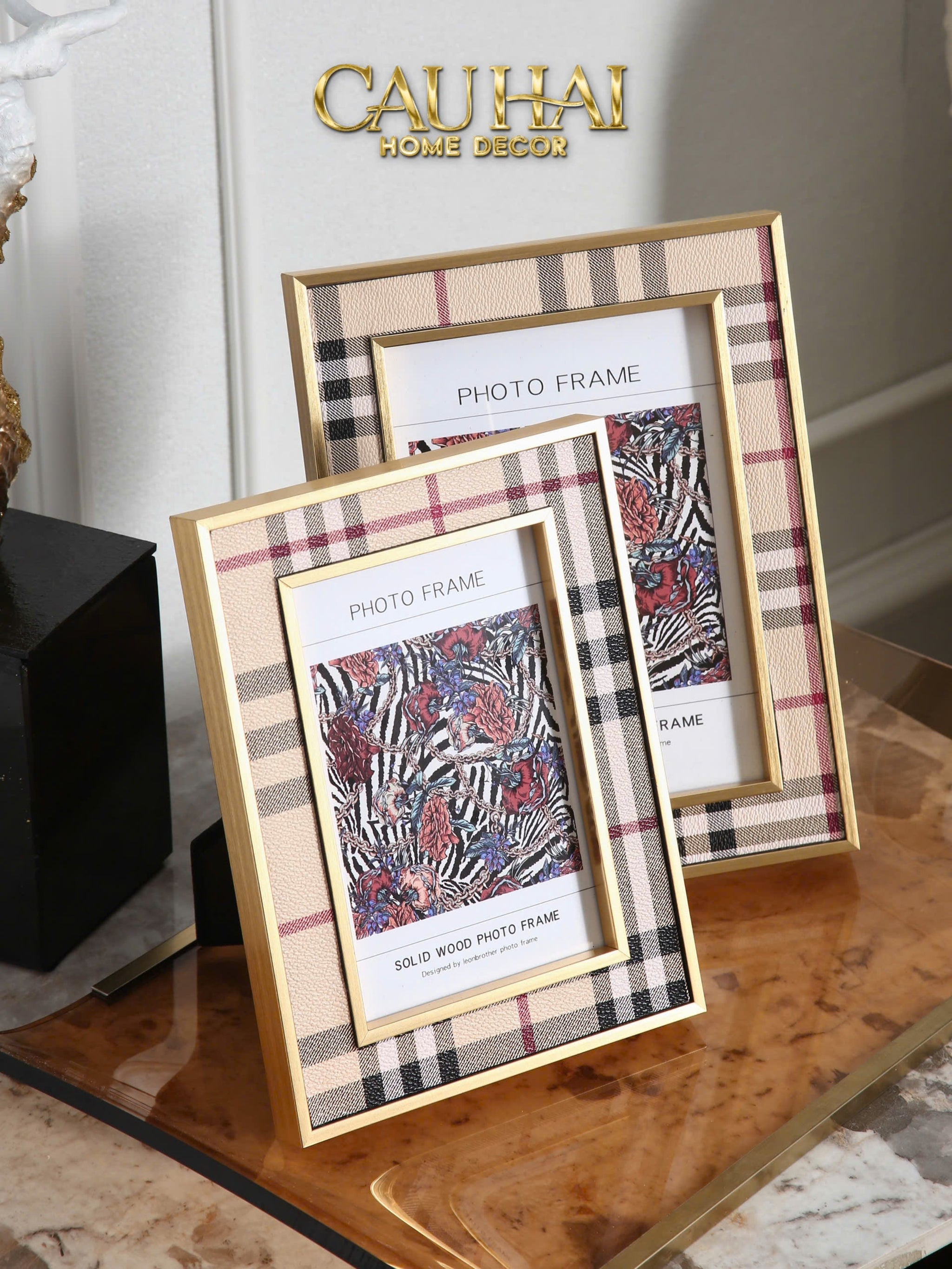 HOME COUTURE - SET KHUNG ẢNH VINTAGE CHECK HERITAGE - CẬU HAI HOME DECOR