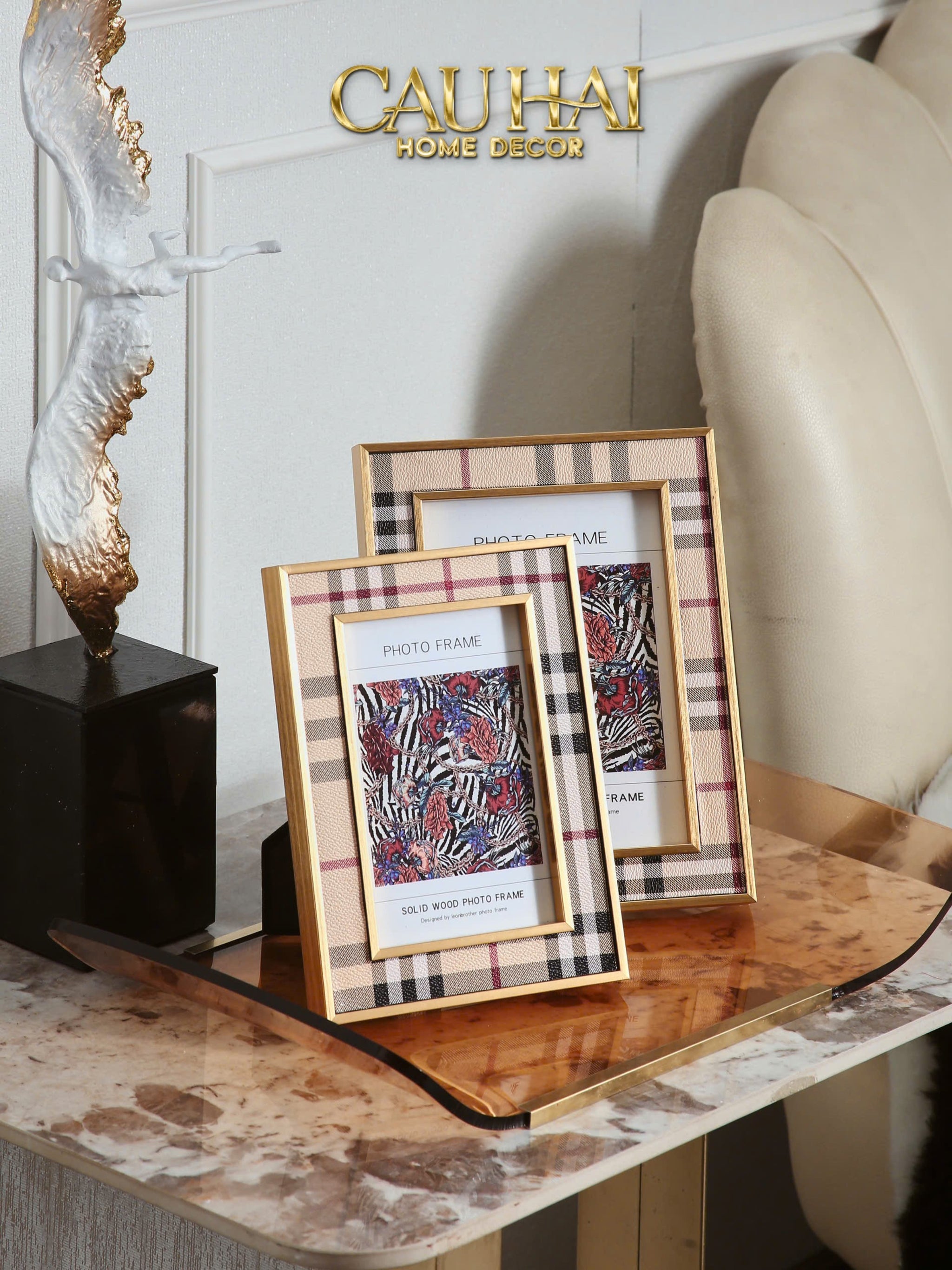 Home Couture - Set Khung Ảnh Vintage Check Heritage-CẬU HAI HOME DECOR