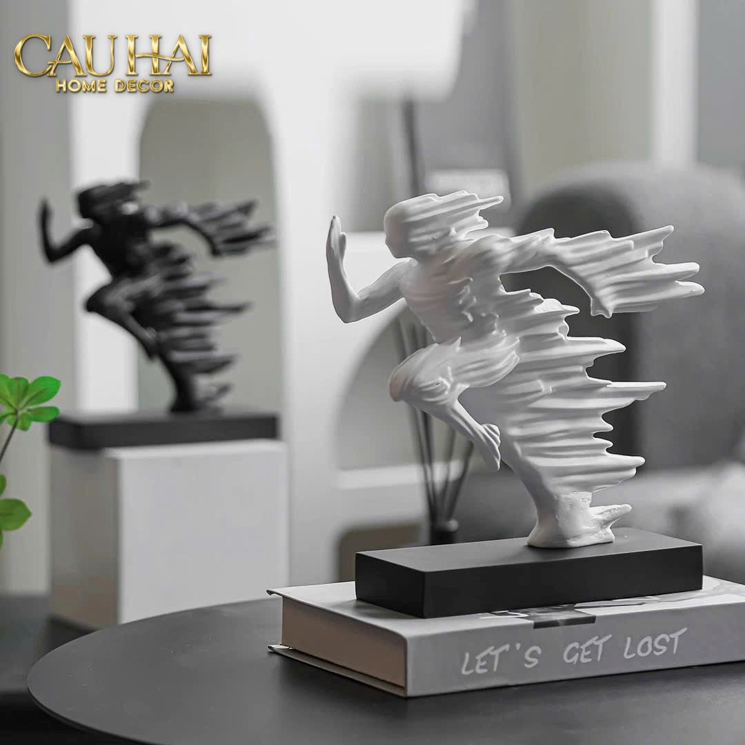 ELYSIAN - TƯỢNG THE QUANTUM DRIFT FIGURINES H22 - CẬU HAI HOME DECOR