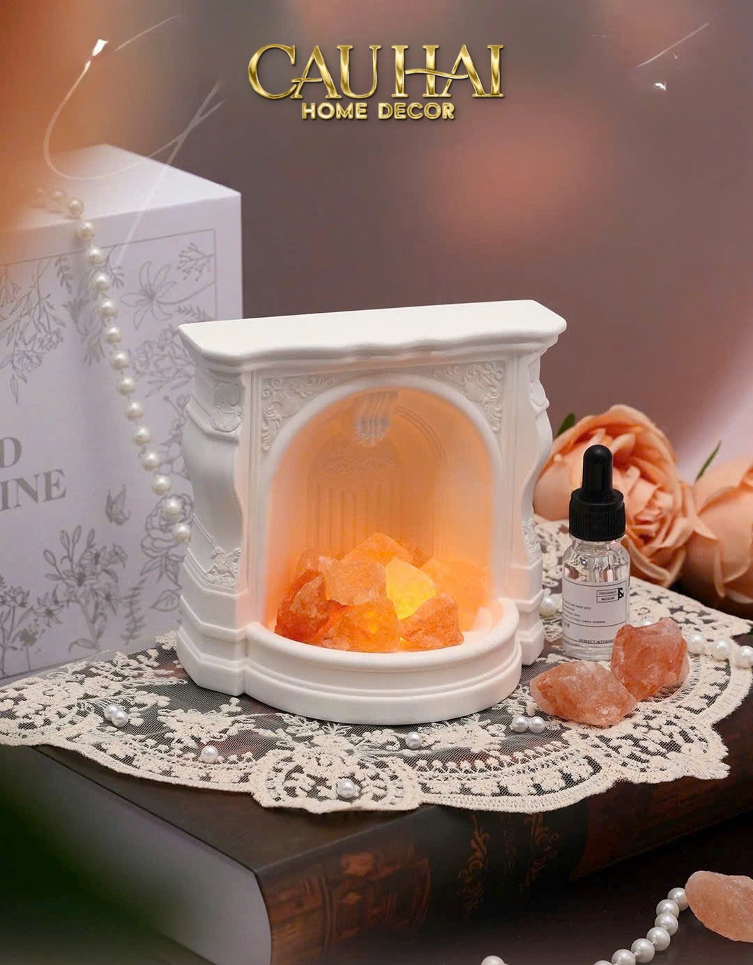 HOME FRAGRANCE - GIFT SET ĐÈN TINH DẦU ARTERMIS ÉTERNAL FLAME - CẬU HAI HOME DECOR
