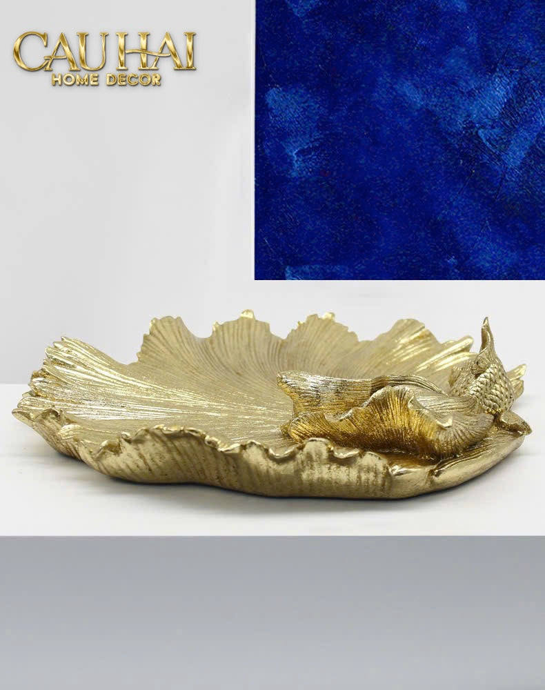 HAUTE FOLIE - KHAY TRANG SỨC AURUM FIN JEWELRY TRAY D28 - CẬU HAI HOME DECOR