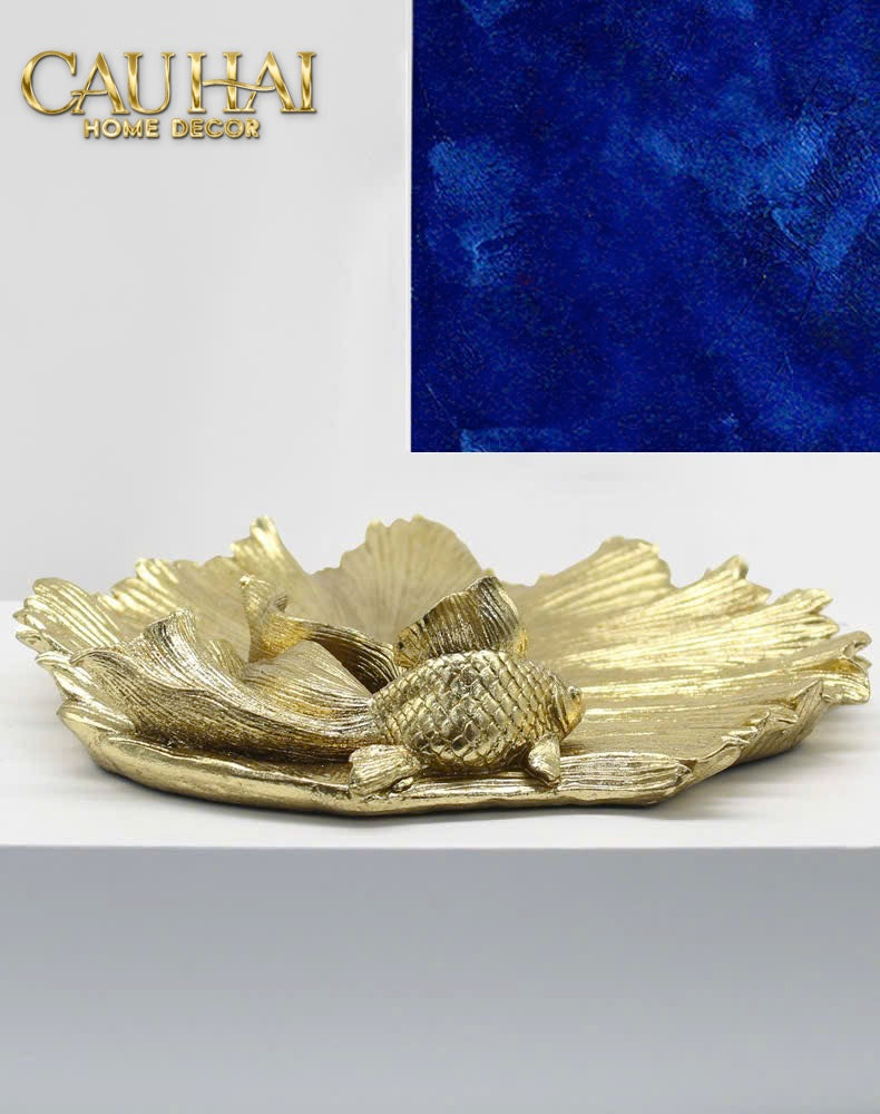 HAUTE FOLIE - KHAY TRANG SỨC AURUM FIN JEWELRY TRAY D28 - CẬU HAI HOME DECOR