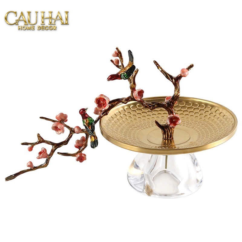 Elysian - Đĩa Branche De Bonheur Atélier-CẬU HAI HOME DECOR