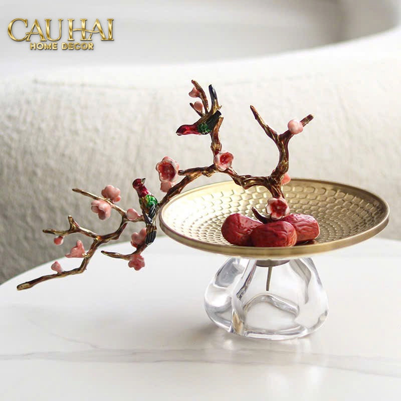 Elysian - Đĩa Branche De Bonheur Atélier-CẬU HAI HOME DECOR