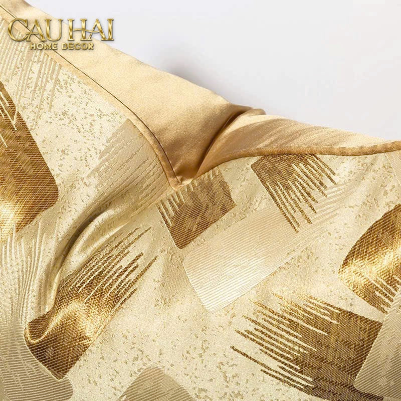 VỎ GỐI LỤA JACQUARD LUMIÈRE ABSTRACT 50 - CẬU HAI HOME DECOR
