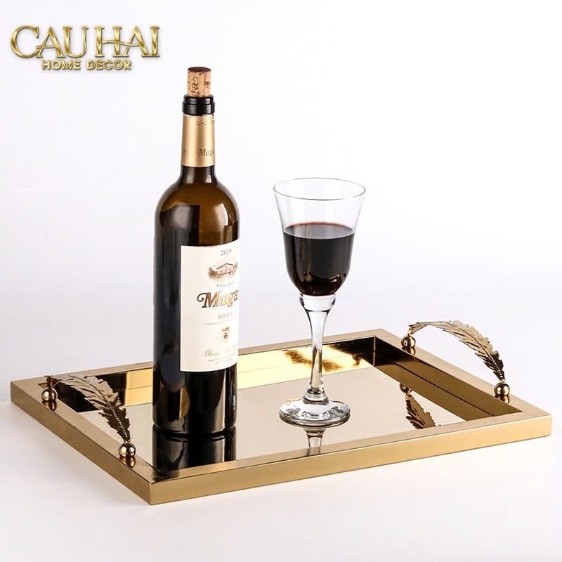 HOME COUTURE - KHAY "MIDAS TOUCH" GILDED FUR HANDLE 35X45 - CẬU HAI HOME DECOR