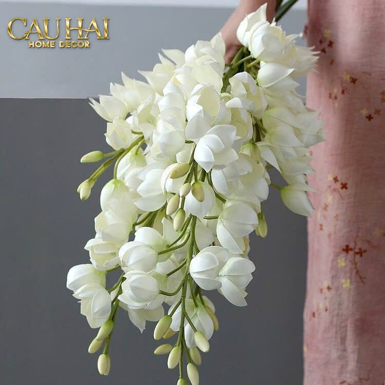 SET 2 CÀNH HOA LAN YUCCA-CẬU HAI HOME DECOR