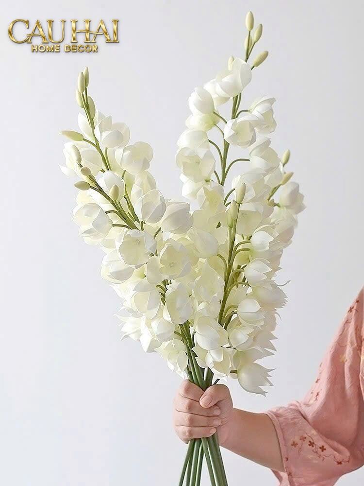 SET 2 CÀNH HOA LAN YUCCA-CẬU HAI HOME DECOR