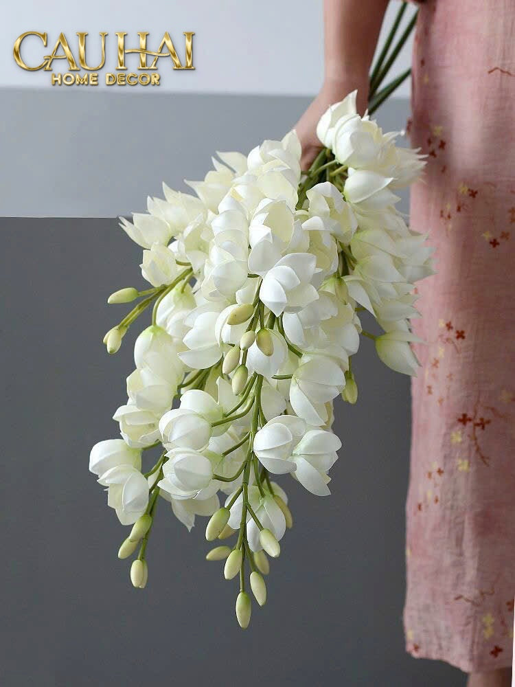 SET 2 CÀNH HOA LAN YUCCA-CẬU HAI HOME DECOR