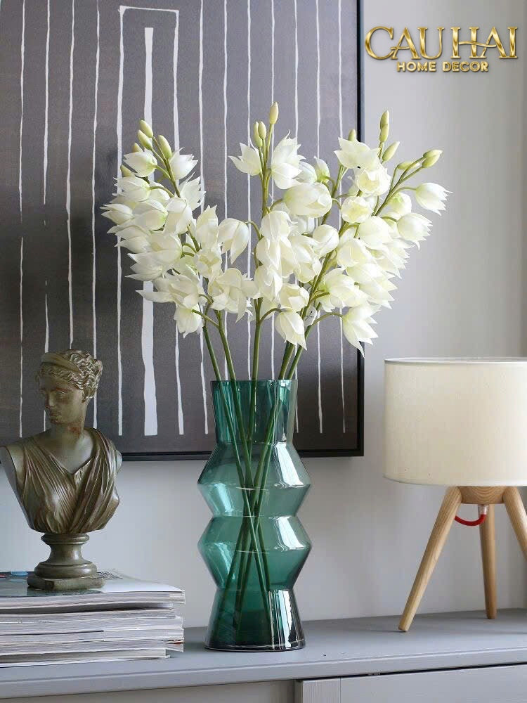 SET 2 CÀNH HOA LAN YUCCA-CẬU HAI HOME DECOR