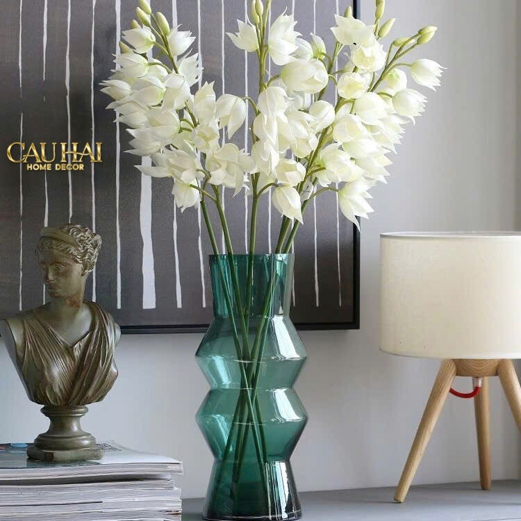 SET 2 CÀNH HOA LAN YUCCA-CẬU HAI HOME DECOR