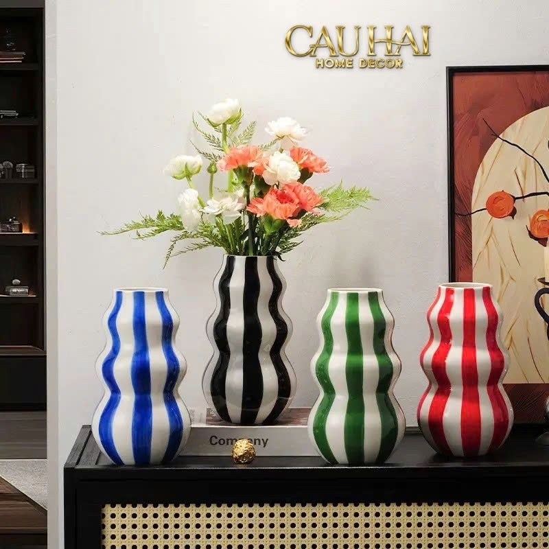 FÊTES COUTURE - BÌNH HOA GRANDE CHERRY CLOWNY H23 - CẬU HAI HOME DECOR