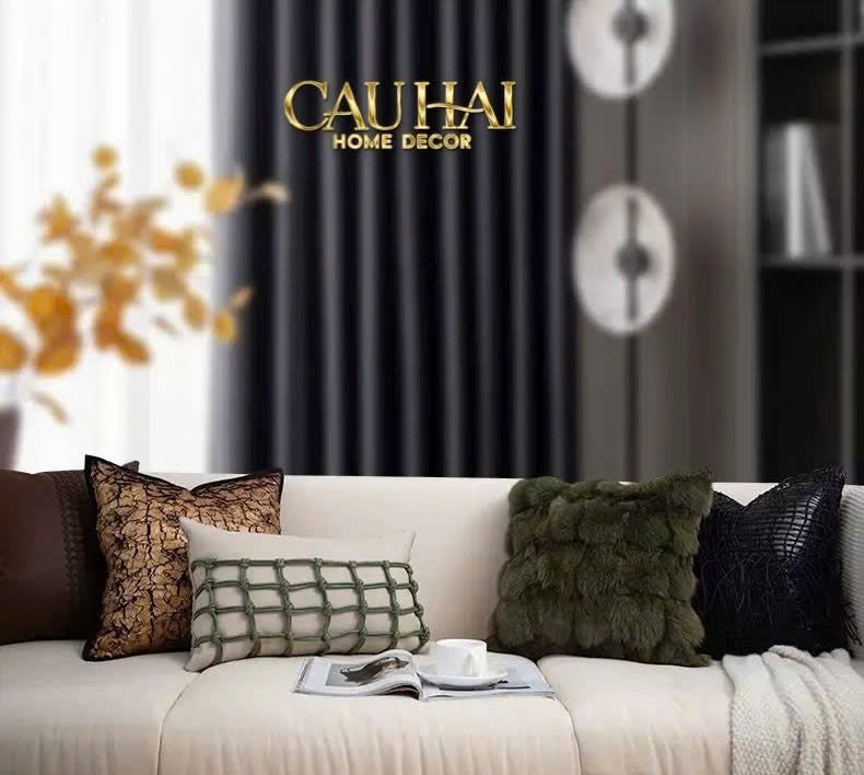 VỎ GỐI JACQUARD GALLIANO D’Or BRONZE 45 - CẬU HAI HOME DECOR