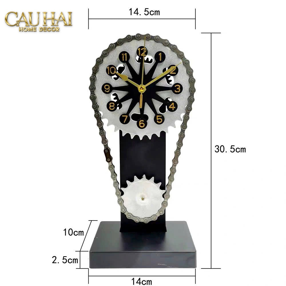 ĐỒNG HỒ CƠ KHÍ AEROLIFT BALLOON CLOCK GEAR - CẬU HAI HOME DECOR