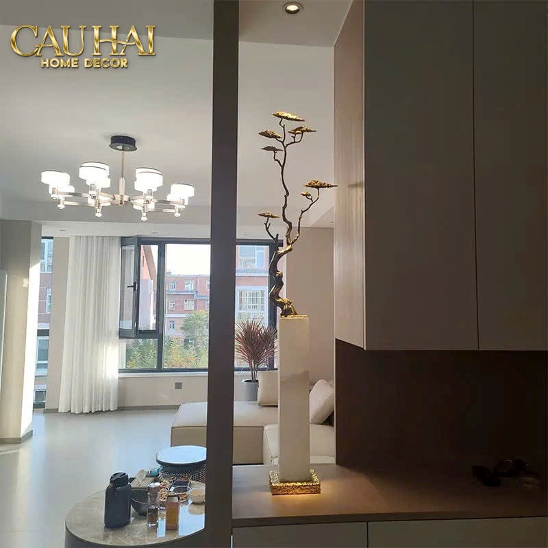 HOME COUTURE - TƯỢNG LÚA MÌ BRASSON ÉPI DORÉ AMÉTHYSTE PREMIÈRE GALERIE - CẬU HAI HOME DECOR