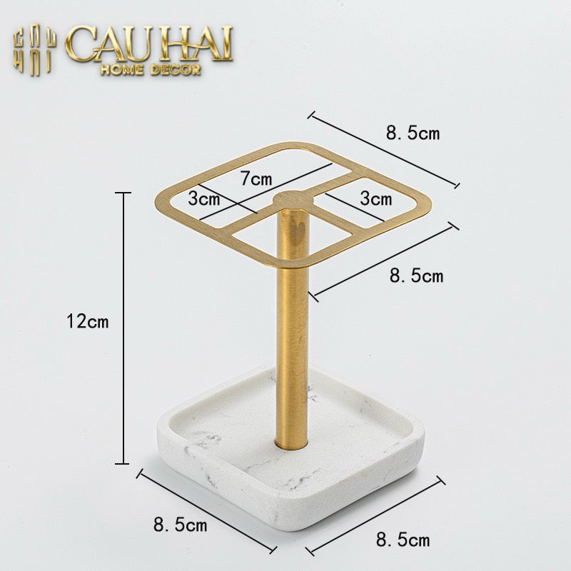 GIÁ ĐỂ BÀN CHẢI ELEGANT BATHROOM STAND - CẬU HAI HOME DECOR