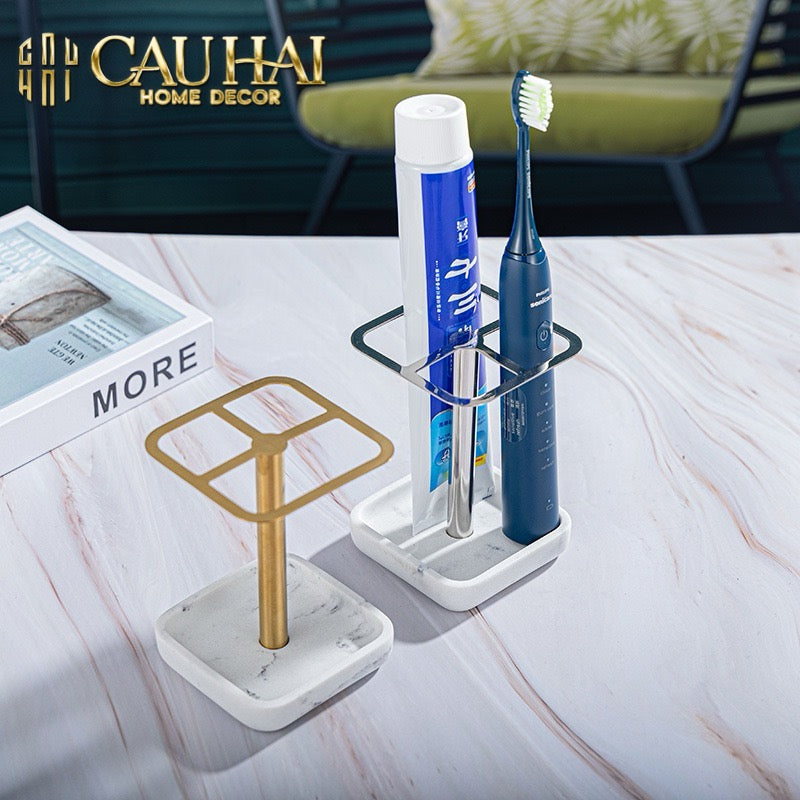 GIÁ ĐỂ BÀN CHẢI ELEGANT BATHROOM STAND - CẬU HAI HOME DECOR