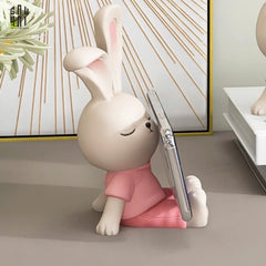 Giá Đỡ Điện Thoại Little Pink Bunny-CẬU HAI HOME DECOR