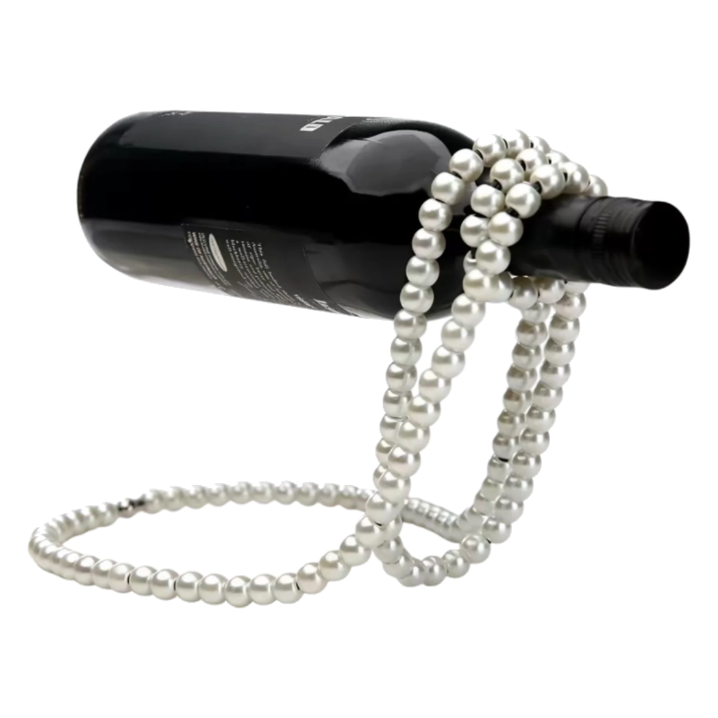 Giá Rượu Ngọc Trai Pearl Cascade Blanc-GIÁ ĐỠ CHAI RƯỢU-CẬU HAI HOME DECOR-CẬU HAI HOME DECOR