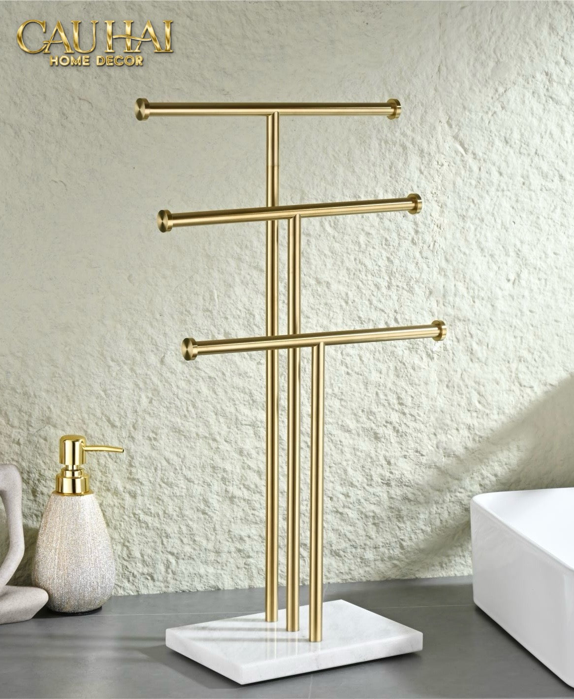GIÁ TREO ĐA NĂNG TRIPPLE T LUX - CẬU HAI HOME DECOR