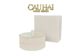 Gift Box Hộp Bánh Mứt DO Blanc D’Ivoire Porcelain Élégance Fêtes Plateau-TRANG TRÍ GIÁNG SINH-Đối tác tại Trung Quốc theo từng đơn đặt hàng-CẬU HAI HOME DECOR