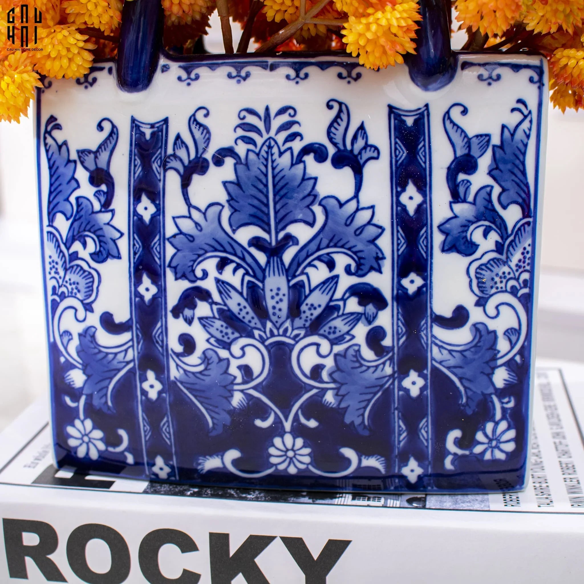BÌNH HOA CLASSIC INDOCHINE BLOOM BAG - CẬU HAI HOME DECOR
