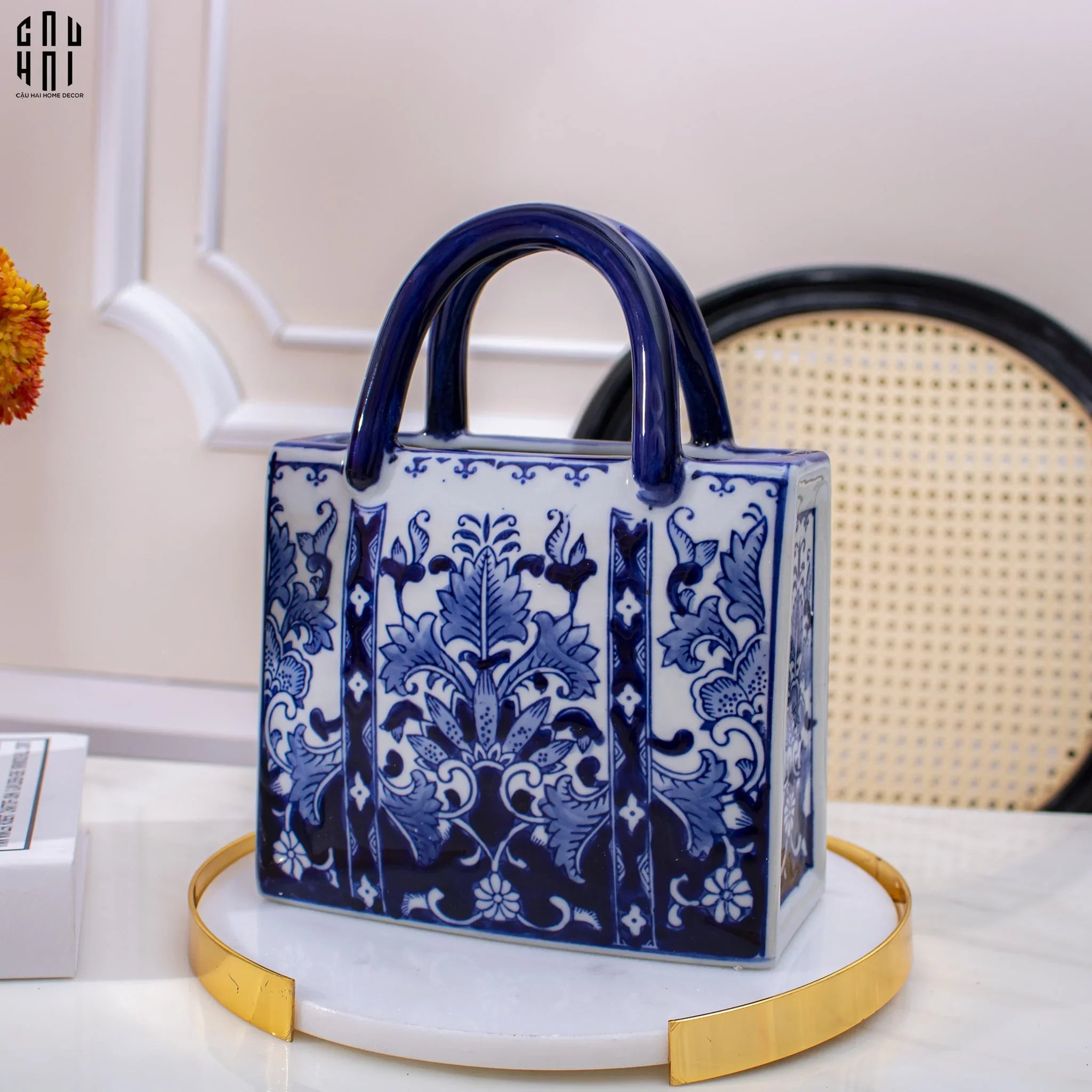 BÌNH HOA CLASSIC INDOCHINE BLOOM BAG - CẬU HAI HOME DECOR