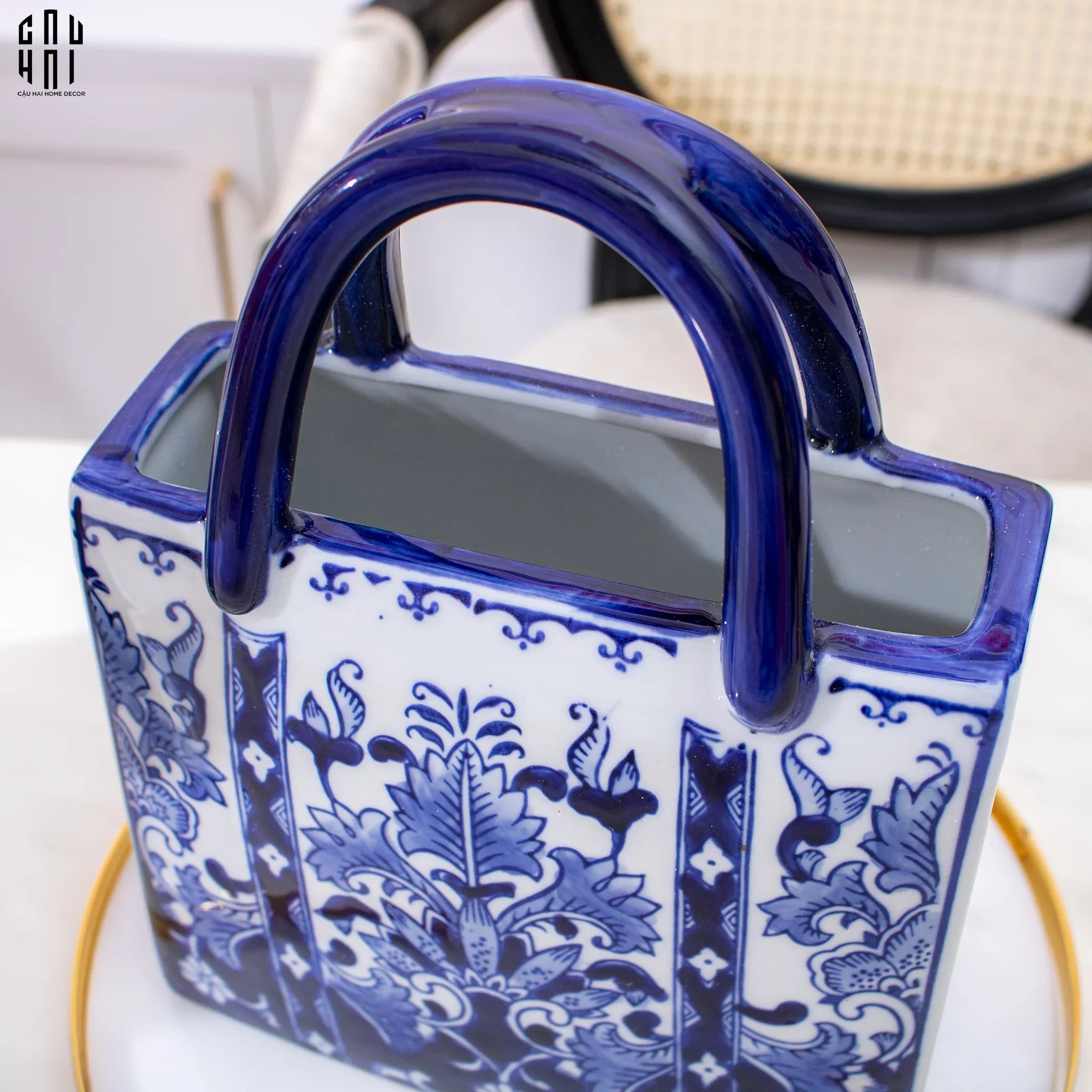 BÌNH HOA CLASSIC INDOCHINE BLOOM BAG - CẬU HAI HOME DECOR