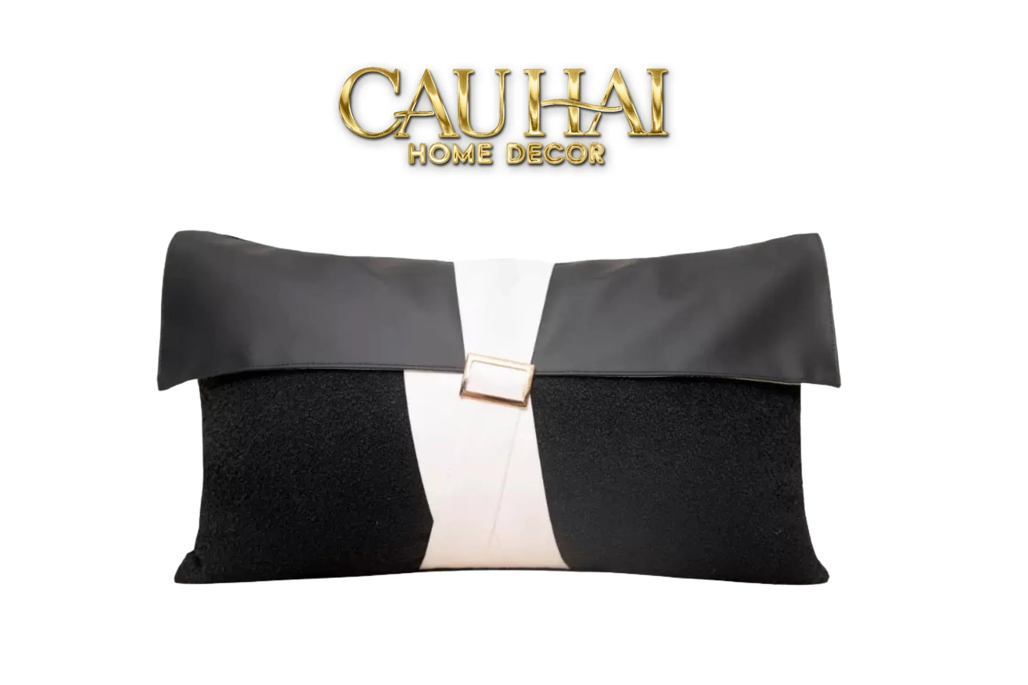 Gối Da Tweed Lux Leather Savoir Ensemble 30X50-CẬU HAI HOME DECOR