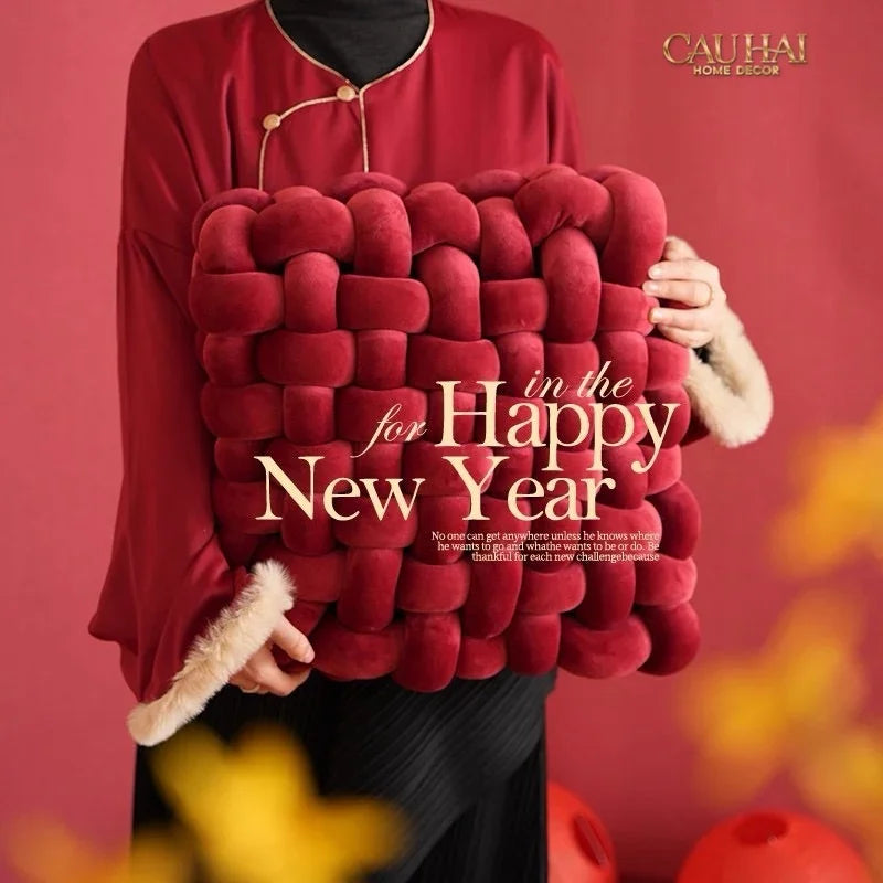 Gối Đan Sweet Meadow Biscuits-CẬU HAI HOME DECOR