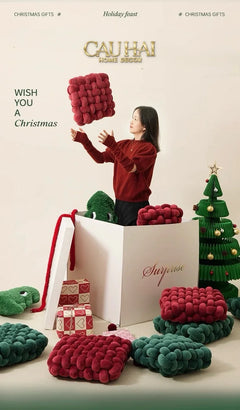 Gối Đan Sweet Meadow Biscuits-CẬU HAI HOME DECOR