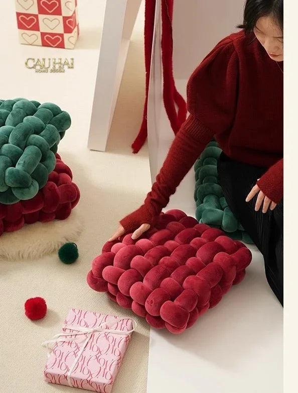 Gối Đan Sweet Meadow Biscuits-CẬU HAI HOME DECOR