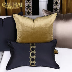 Gối Lụa Midnight Orbit Charm 30X50-CẬU HAI HOME DECOR