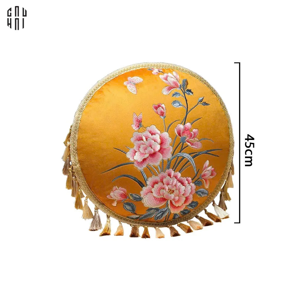 GỐI NHUNG HOẠ TIẾT KIM HƯNG PHÁT 45.-CẬU HAI HOME DECOR