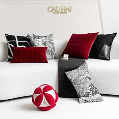 Gối Nhung Lux Velvet Crimson Peak 30X50-CẬU HAI HOME DECOR