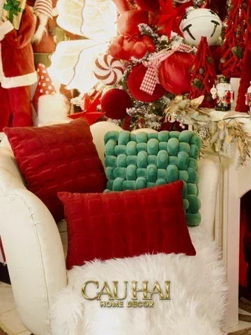 Gối Nhung Lux Velvet Crimson Peak 30X50-CẬU HAI HOME DECOR