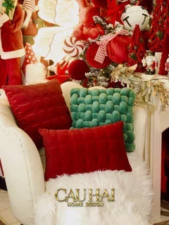 Gối Nhung Lux Velvet Crimson Peak 30X50-CẬU HAI HOME DECOR
