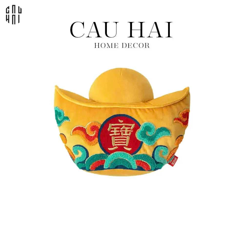GỐI THỎI VÀNG PHÚ QUÝ CÁT TƯỜNG UP-CẬU HAI HOME DECOR